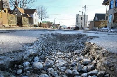 A street in Milwaukee