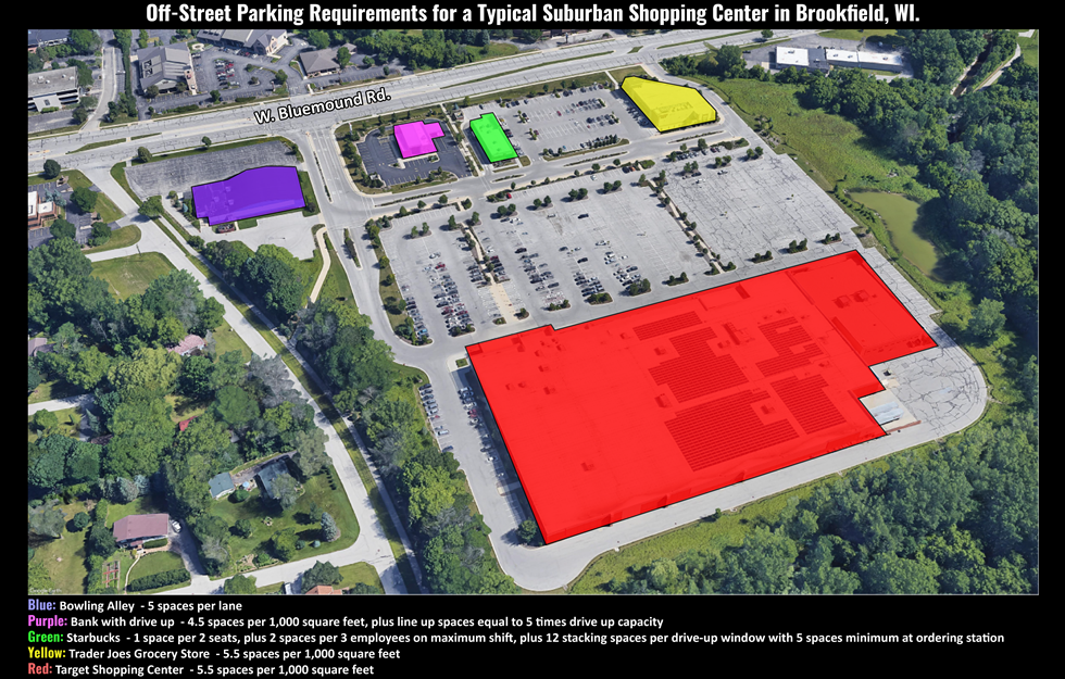 Off Street Parking Requirements Brookfield