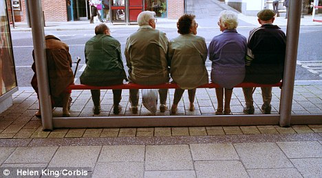 People waiting for the bus