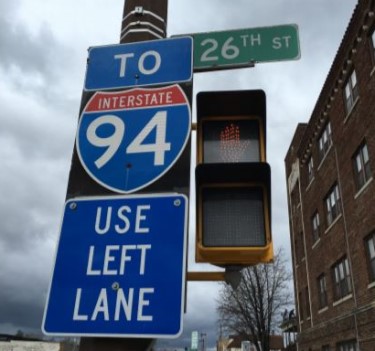 I-94 sign