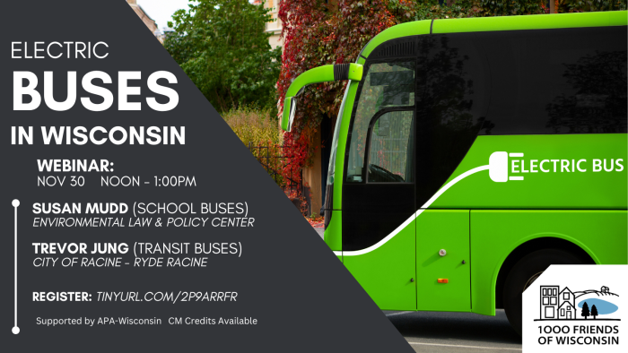 Electric Buses in Wisconsin Webinar