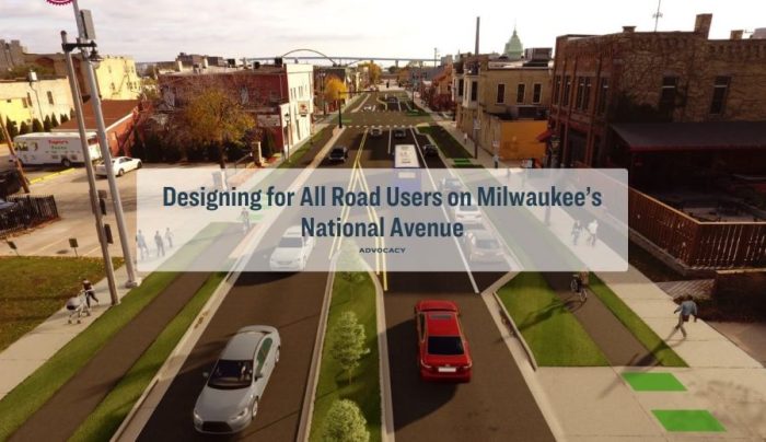 Wisconsin Bike Fed Guide - How National Avenue's Redesign Benefits Everyone