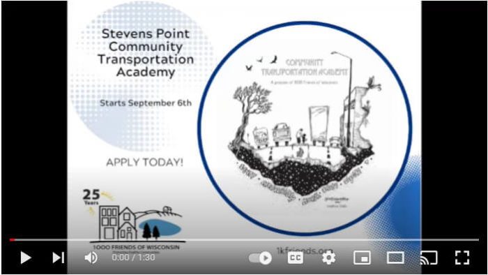 YouTube Video - Community Transporation Academy is coming to Stevens Point