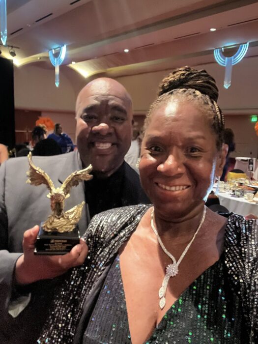 Sharon at the Madison Black Chamber of Commerce 8th Annual Awards Ceremony