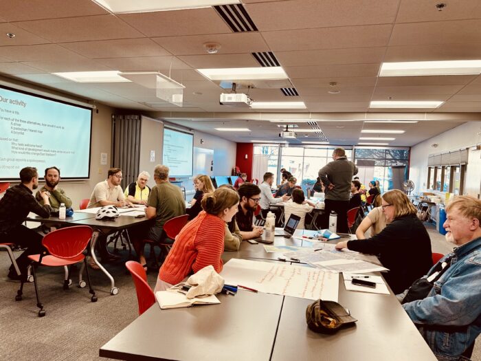 Classroom learning as part of the Madison Community Transportation Academy (April 2026)