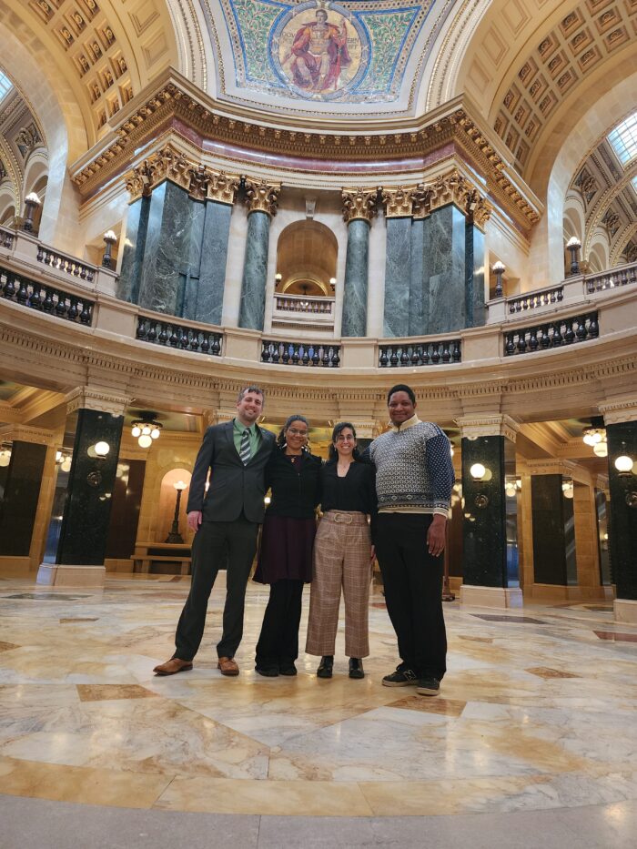 Housing Onward Team visits the Wisconsin State Capitol in March 2026