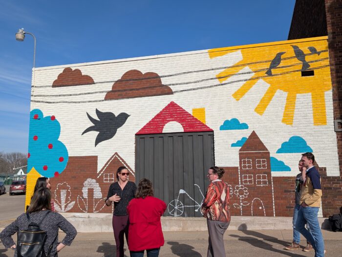 Community Mural completed by Habitat for Humanity of La Crosse
