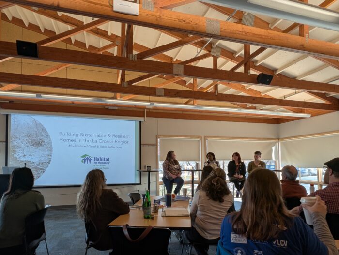 Panelist presents to attendees at the WI CAN Conference in La Crosse