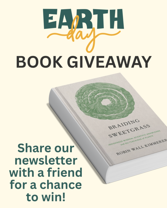 Earth Day Book Giveaway - Braiding Sweetgrass by Dr. Robin Wall Kimmerer
