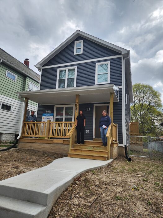 Habitat for Humanity Home in Milwaukee, Wisconsin as part of the CDA NextGen Housing Tour