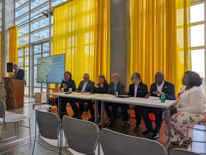 Panel discussion at the UW-Milwaukee housing symposium on April 8