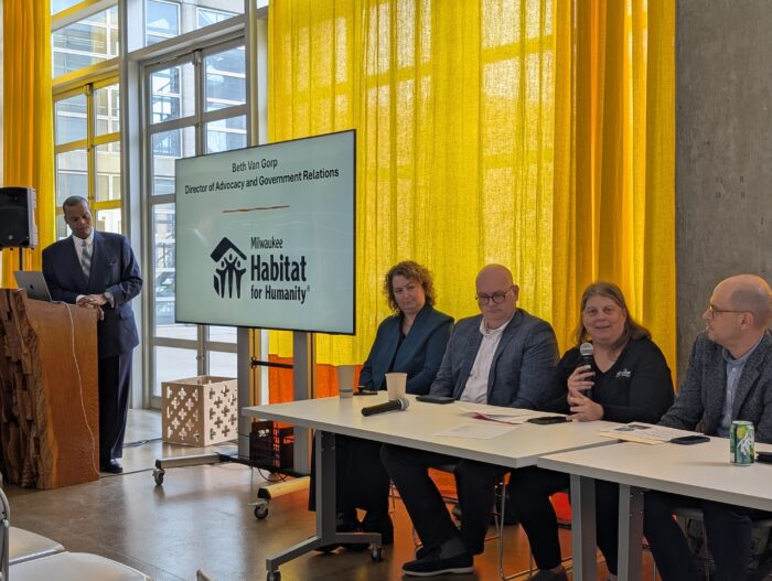 Habitat for Humanity of Milwaukee guest speaker at the event