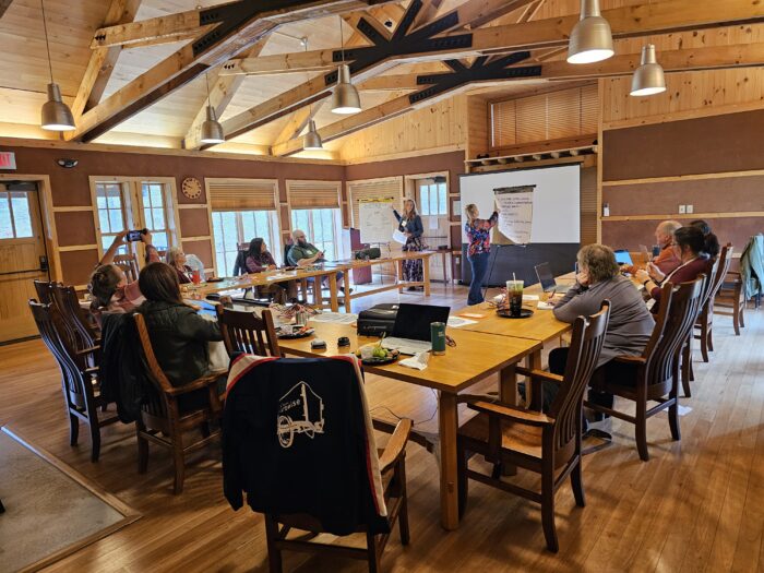 participants shared ideas at the Annual Wisconsin Climate Table Gathering and Re-Amp Retreat