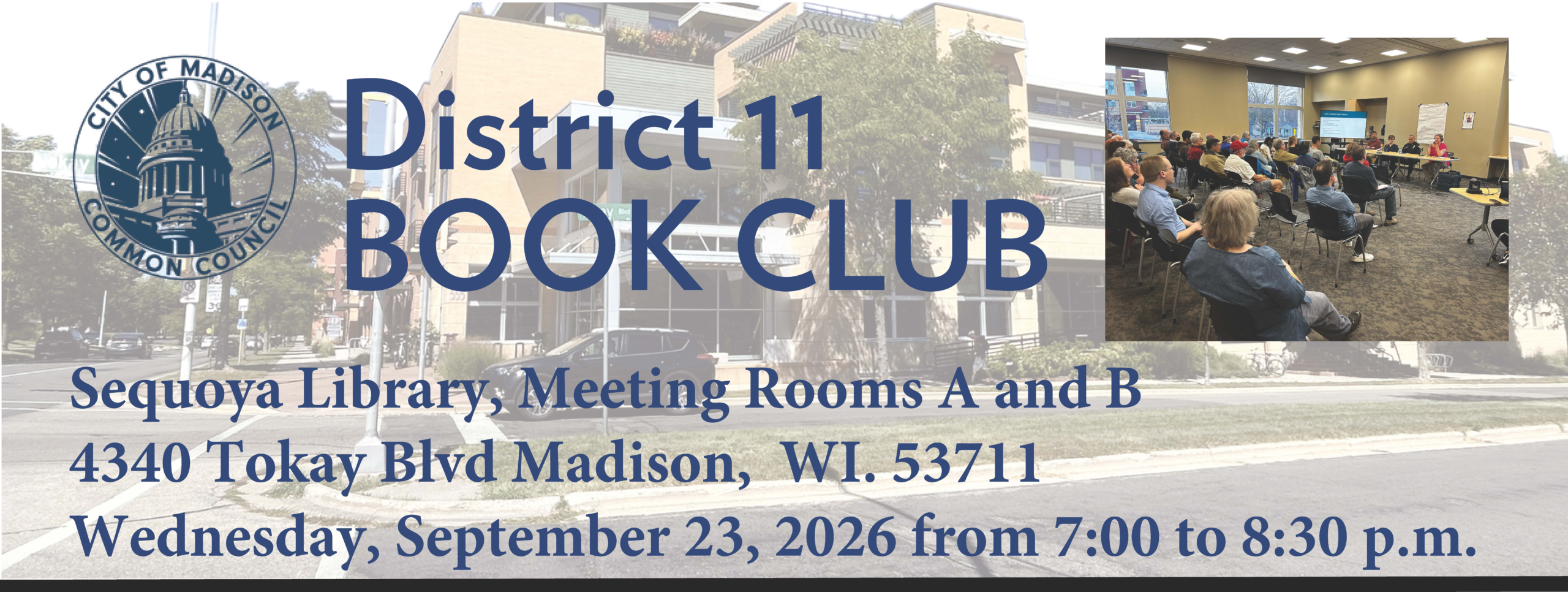 District 11 Book Club in Madison