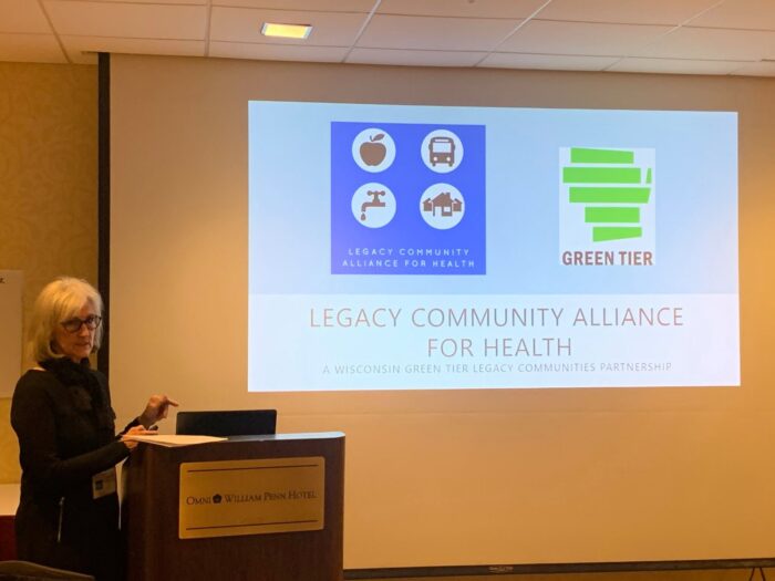 Deb Nemeth presents on Green Tier Community program and Great Neighborhoods program