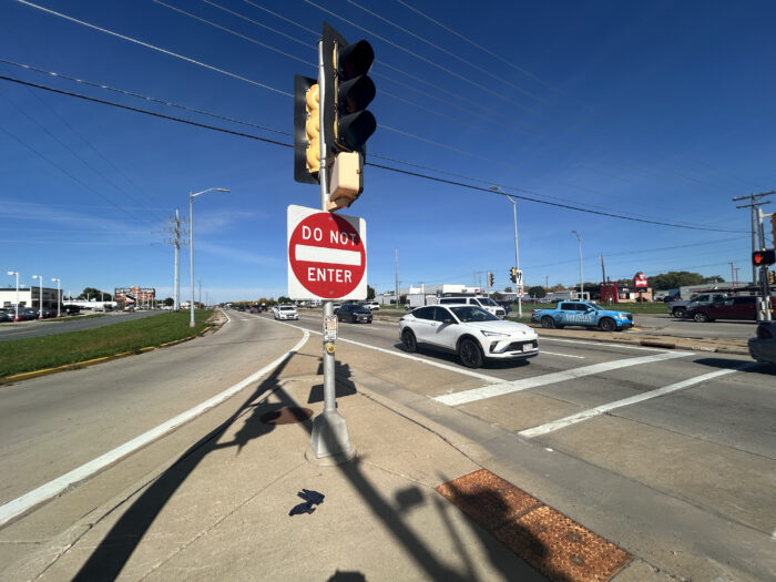 busy Stoughton Road and Pflaum intersection in Madison 